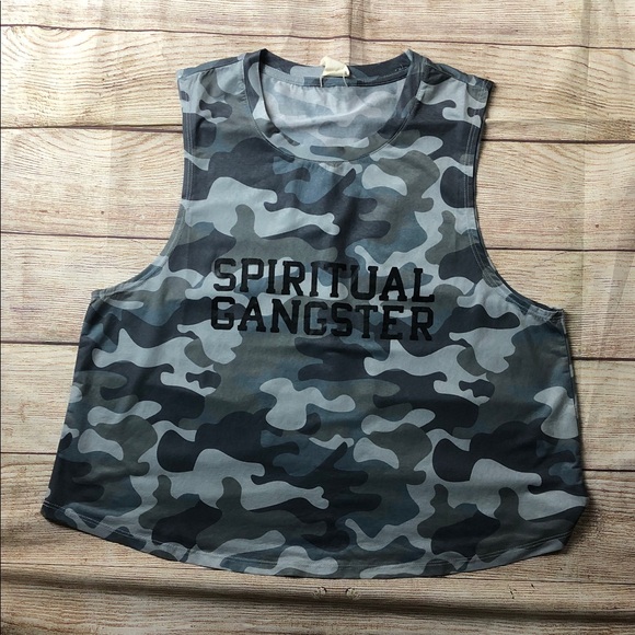 Spiritual Gangster Tops - Spiritual Gangster Camo Tank